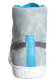Puma   SUEDE MID   High top trainers   turquoise