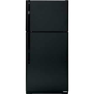 GE 18 cu ft Top Freezer Refrigerator (Black) ENERGY STAR