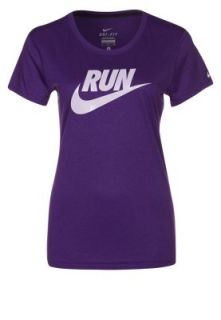 Nike Performance   LEGEND RUN   Print T shirt   purple