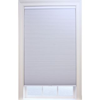 allen + roth 47 in W x 5 ft 4 in L White Blackout Cordless Polyester Cellular Shade