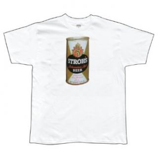 Stroh's   Classic Can T Shirt Clothing