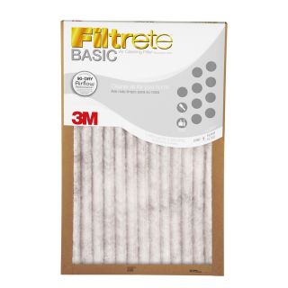 Filtrete Basic Pleated Pleated Air Filter (Common 17.5 in x 22 in x 1 in; Actual 17.375 in x 21.875 in x 1 in)