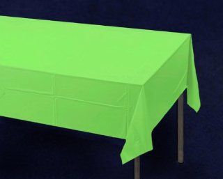 Lime Green Plastic Tablecloth  