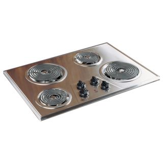 GE 30 in Electric Cooktop (Stainless Steel)