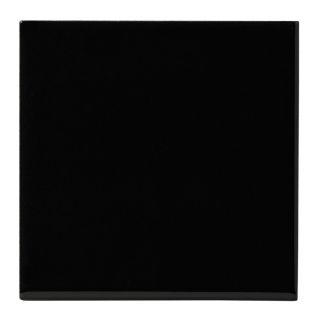 United States Ceramic Tile 4 in x 4 in Black Ceramic Wall Tile (Actuals 4 in x 4 in)