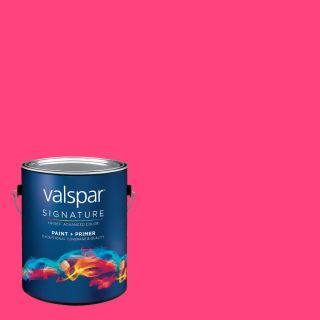 Creative Ideas for Color by Valspar 127.06 fl oz Interior Semi Gloss First Kiss Latex Base Paint and Primer in One with Mildew Resistant Finish