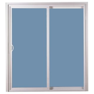 ReliaBilt 311 Series 70.75 in Clear Glass Vinyl Sliding Patio Door