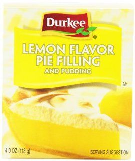 Durkee Pie Filling, Lemon, 4 Ounce Packages (Pack of 24)  Pie And Cobbler Fillings  Grocery & Gourmet Food