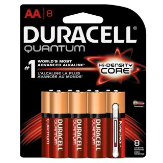 Duracell 8 Pack AA Alkaline Batteries