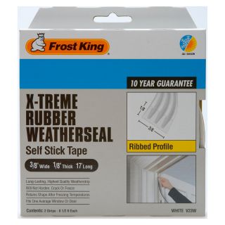 Frost King 0.375 in x 17 ft White Vinyl Foam Specialty Weatherstrip