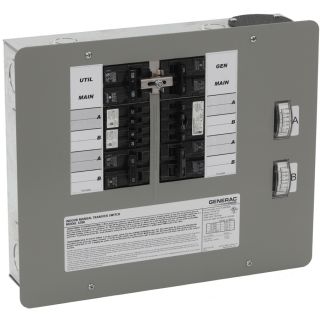Generac 50 Amp Indoor 12 Circuit Transfer Switch