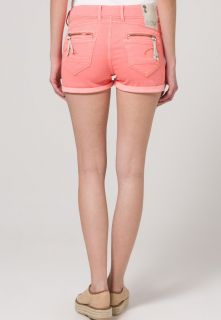 Star FENDER   Denim shorts   orange