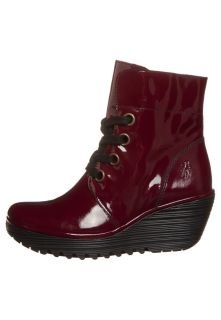 Fly London YEL   Lace up boots   red
