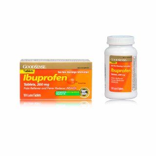 Good Sense Ibuprofen Orange Coated Tablets, 200 mg, 100 Count Health & Personal Care