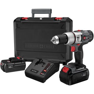 PORTER CABLE 18 Volt 1/2 in Compact Hammer Drill Kit
