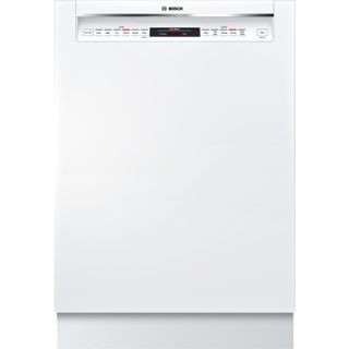 Bosch 800 Series 24 in 44 Decibel Built In Dishwasher with Stainless Steel Tub (White) ENERGY STAR