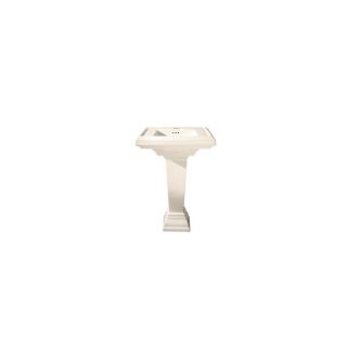 American Standard Town Square 12 in H Linen Fireclay Pedestal Sink Base