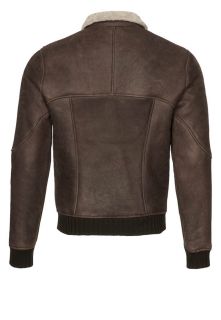 Gold Bunny Leather jacket   brown