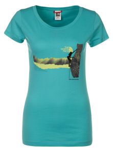 The North Face   GIRL ON ROCK   Print T shirt   turquoise