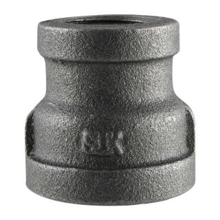 LDR 3/4 in x 1/2 in Black Iron Coupling Fitting