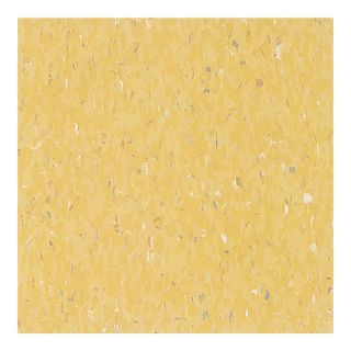 Armstrong 12 In x 12 In Soleil Yellow Chip Pattern Commercial Vinyl Tile