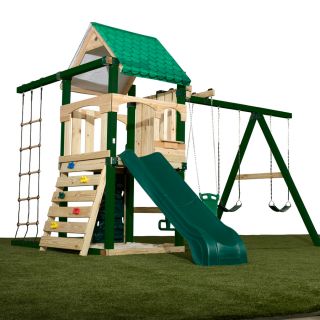 Swing N Slide Yukon Residential Wood Playset with Swings