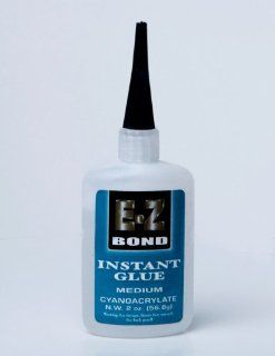 Premium Super Glue   Best Cyanoacrylate Adhesive   Strongest Bond on the Market   Doesn't Clog   Lifetime Guarantee   Perfect Wood and Shoe Glue   Less than a Minute Cure Time   Works Excellent with Metal, Plastic, Ceramics & More. 2 oz, 300 CPS. 