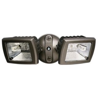 Utilitech 2 Head CFL Bronze Switch Controlled Flood Light