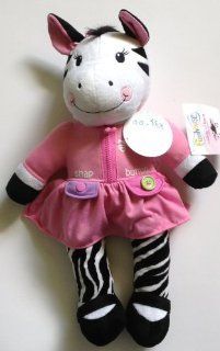 Plush Zebra Learning by doing Activities The One and Only Cuddle n' learn Cuddle Pillow Toys & Games