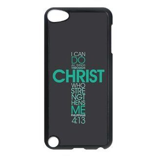 Michael Doing I Can Do All Things Through Christ Who Strengthens Me   Bible Quote iPhone Case   Cross Iphone WWE 2012 Wrestling Champion The Legend Killer Orton DIY Best Durable Case IPod Touch 5 For Custom Design Cell Phones & Accessories
