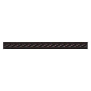 Somerset Collection Somerset Oil Rubbed Bronze Metal Tile Liner (Common 1/2 in x 6 in; Actual 5.94 in x 0.5 in)