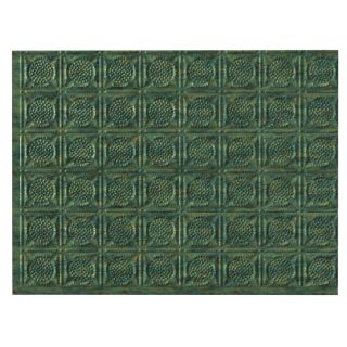 Fasade 24 1/2 in Green Thermoplastic Multipurpose Backsplash