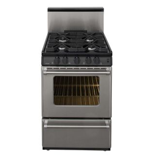 Premier Pro Freestanding 2.9 cu ft Gas Range (Stainless) (Common 24 in; Actual 24 in)