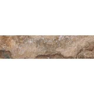 FLOORS 2000 Mansion Rich Cream Glazed Porcelain Indoor/Outdoor Bullnose Tile (Common 3 in x 18 in; Actual 3 in x 17.91 in)