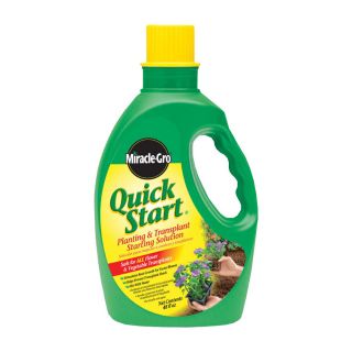 Miracle Gro 48 fl oz Quick Start Planting & Transplant Starting Flower and Vegetable Food Liquid (4 12 4)