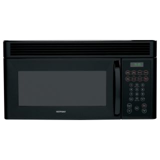 Hotpoint 30 in 1.5 cu ft Over the Range Microwave (Black)