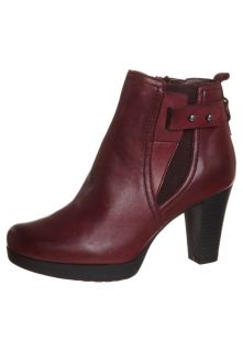 Pier One   High heeled ankle boots   red