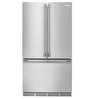Electrolux Icon 22.5 cu ft French Door Counter Depth Refrigerator with Single Ice Maker (Stainless Steel) ENERGY STAR