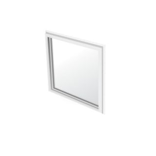 BetterBilt 60 in x 48 in 355 Series Series White Double Pane Square New Construction Picture Window