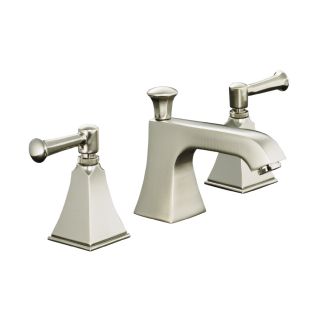KOHLER Memoirs Vibrant Brushed Nickel 2 Handle Widespread WaterSense Bathroom Sink Faucet (Drain Included)