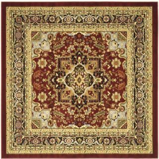 Safavieh Lyndhurst 8 ft x 8 ft Square Red Transitional Area Rug