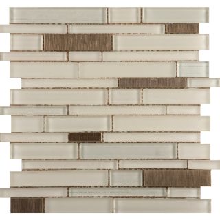 Emser Flash Beaming Glass Mosaic Wall Tile (Common 12 in x 12 in; Actual 11.5 in x 11.85 in)