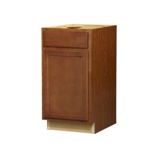 Kitchen Classics 35 in H x 18 in W x 24 in D Napa Saddle Door and Drawer Base Cabinet