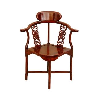Oriental Furniture Rosewood Furniture Honey Accent Chair