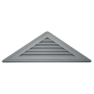 Builders Edge Paintable Vinyl Gable Vent (Fits Opening 8 in x 9 in; Actual 8/12 in Pitch  21 in x 62.5 in)