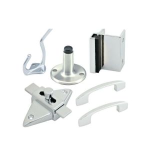 PSISC Chrome Out Swing Latch Set