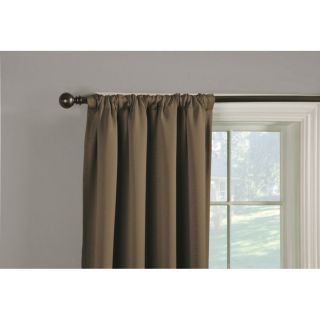 Style Selections 84 in L Thermal Chocolate Sonia Curtain Panel