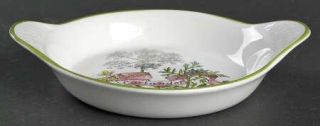 Royal Worcester Country Kitchen Eared Round Dish, Fine China Dinnerware   Differ