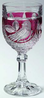 Hofbauer Byrdes Collection Ruby (The) Wine   Pressed, Cut Bird, Ruby Accent