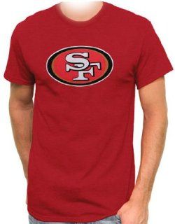 San Francisco 49ers Team Color Scarlet Adult Size 2X Large XXL Short Sleeve T Shirt NFL Authentic & NEW 2XL  Sports Fan T Shirts  Sports & Outdoors